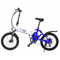 ЭЛЕКТРОВЕЛОСИПЕД ELBIKE GANGSTAR VIP 13 бело-синий