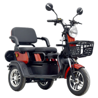 Трицикл GreenCamel Фродо X7 Pro (60V 800W) Trike дифференциал, красный