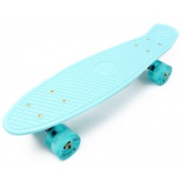 Пенни борд Zippy Board 22" LED - PRO мятный